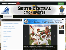 Tablet Screenshot of cycsouthcentral.net